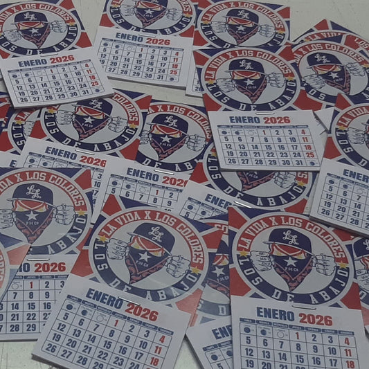 Calendario Mini Imantado 2026 PERSONALIZADO